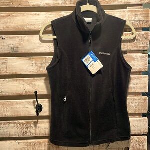 Columbia XS Dark Grey Fleece Vest BTWT